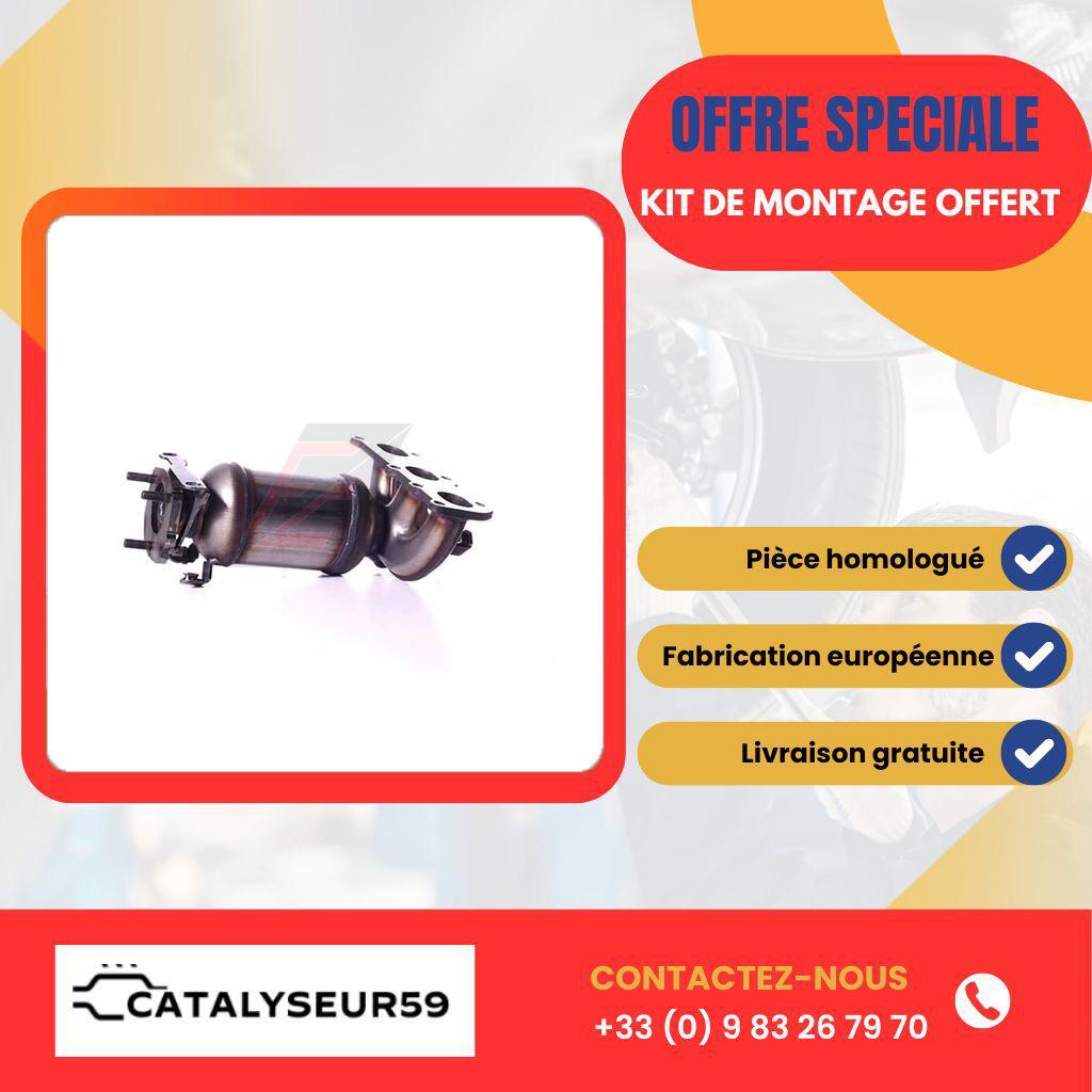 Catalyseur Polo 1.2i 12V à haute réduction d'émissions de gaz