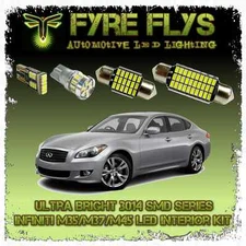 White LED interior lights package kit for M35/M37/M45 11 pcs 3014 series SMD