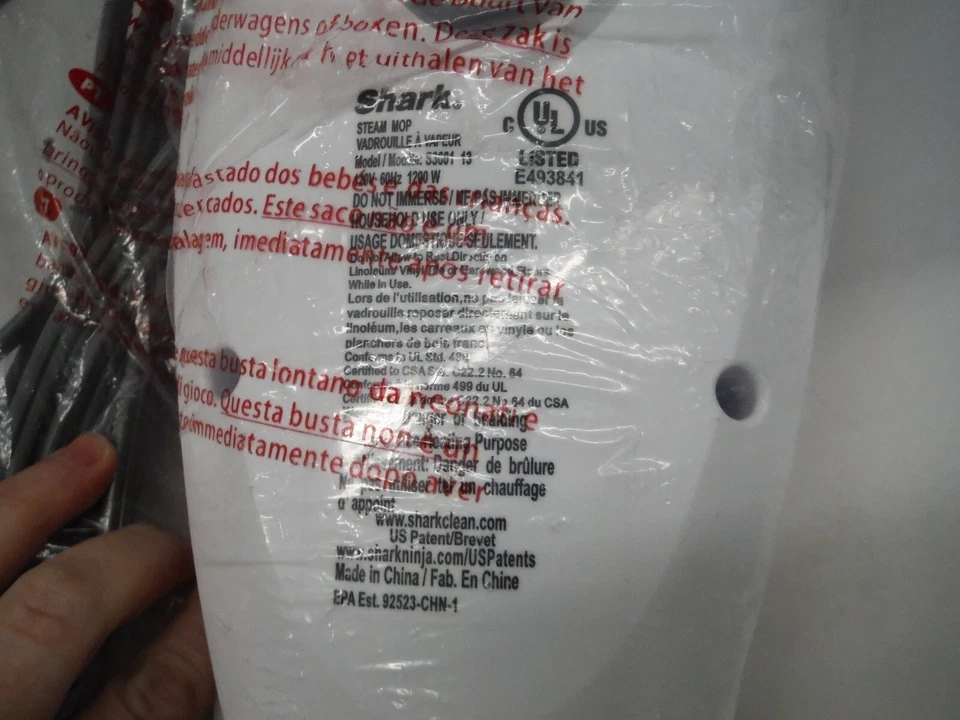 Shark Vacuum Steamer NEW SEALED 53601 body/ tank replacement no stopper, works - Image 2 of 4