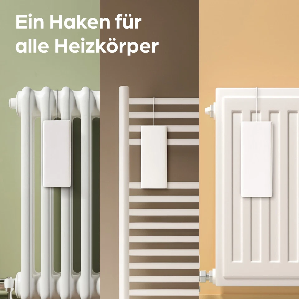 4x Luftbefeuchter Heizung Keramik Set Heizkörper Verdunster Wasser Verdampfer - Bild 3 von 4