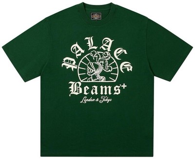 Palace X Beams Graphic T-Shirt Green Size Large