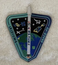 SPACEX EMPLOYEE ONLY PATCH. FALCON 9 IRIDIUM-6 GRACE-FO LAUNCH SATELLITE MISSION