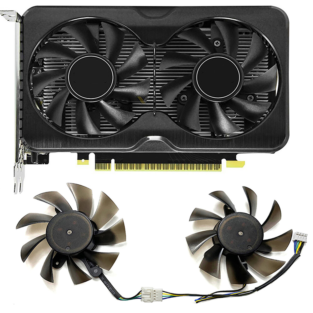 2x Graphics Card Cooling Fan for PALIT GTX1650 1630 GDDR6 4GB GP