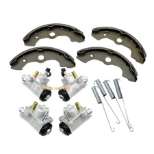 4x Front Brake Wheel Cylinders W/Shoes for Honda Rancher 400 TRX400FA/FGA 04-07