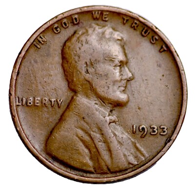 1933-P Lincoln Wheat Cent  Best Value On eBay   FAST FREE SHIPPING