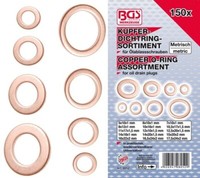 Bgs Dichtring-Sortiment | Kupfer | 150-Tlg.