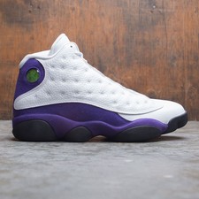 retro 13 white and purple