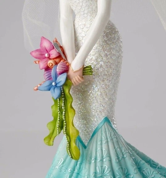 Disney Showcase Enesco Couture de Force Ariel Figura Sposa Matrimonio. RARO - Immagine 3 di 4