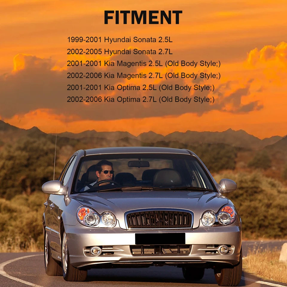 Compresor de aire acondicionado con embrague para Hyundai Sonata 1999-2001 2,5 L 2021498AM 58185 Foto 3 de 4