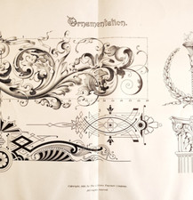 1899 Letter Book Ornamentation Victorian Lett...