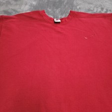 Vtg 90s Nike Big Swoosh Crewneck Sweatshirt Red Size XL Made In USA Check