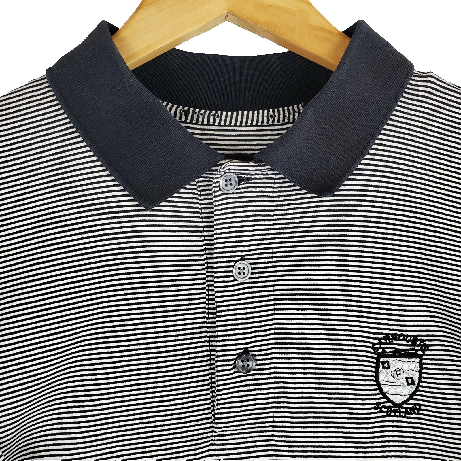 Camisas para hombre Ashworth informales de algodón a rayas con botones