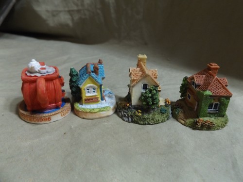 4 Vintage Toy Miniature Houses Plastic Composite? Lyons Tetley, Leonardo Collect - 第 6/11 張圖片