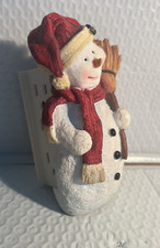 Santas Power Decorative FROSTY SNOWMAN Christmas Vertical 6 Outlet Wall Adapter