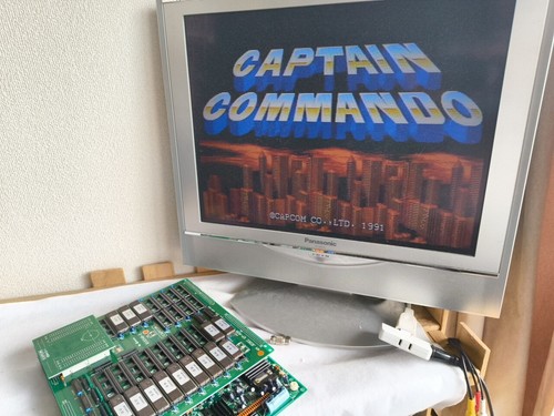 CAPTAIN COMMANDO CAPCOM CPS JAMMA system Arcade Board, Working Japan -h0418- - Picture 13 of 14