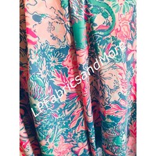 Lilly Pulitzer Viva La Lilly 18 x18 Cotton Poplin fabric square