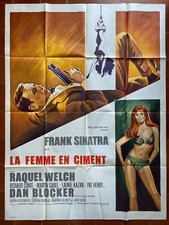Affiche LA FEMME EN CIMENT Lady in Cement FRANK SINATRA Raquel Welch 120x160cm