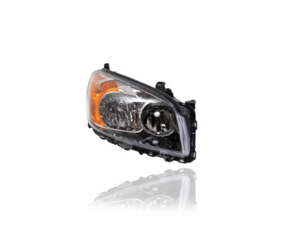 Headlight for 09-12 RAV4 Sport (Japan) Halogen Black Bezel Right  