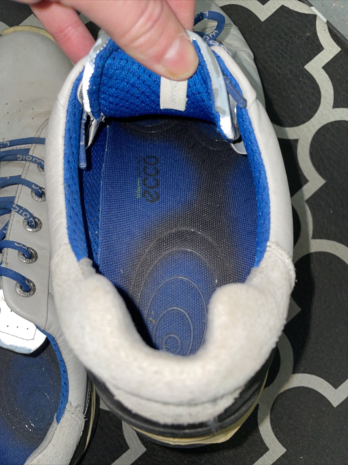 Mens Ecco Biom Yak Leather Golf Walking Shoe Size US … Gem