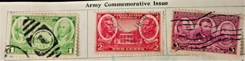 10 US POSTAGE STAMPS ARMY and NAVY COMPLET COMMEMORATIVE ISSUE - Picture 2 of 5