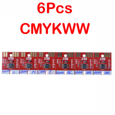 Chip Permanent for Mimaki LH100-0659 UV Cartridge 6 Colors UJF3042/JFX1631