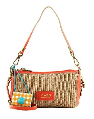 Gabs Pepita Shoulder Bag XS Schultertasche Sunset beige koralle Neu