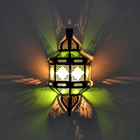 Orientalische Wandleuchte | Marokkanische Wandlampe Aus Glas | Handarbeit Tita G