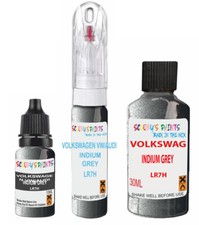 VOLKSWAGEN VW/AUDI LR7H INDIUM GREY PAINT Paint Touch Up PEN/BRUSH 20ML