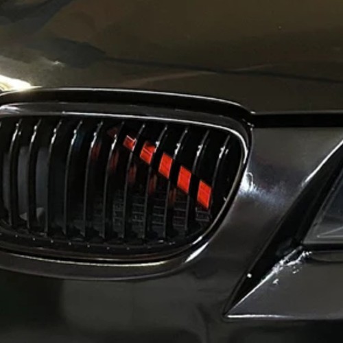 Front Grille Kidney Braces V Brace Bars For BMW 3 Series E90/E91/E92/E93 06-13 - Picture 5 of 12