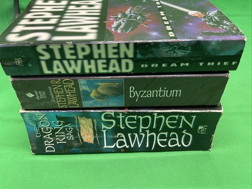 Stephen Lawhead 3 Paperbacks Sci-Fi/Fantasy Dragon King /Byzantium/Dream Thief - Picture 9 of 12