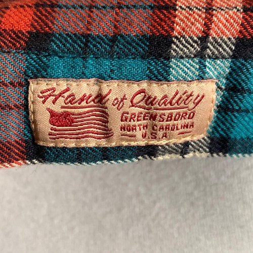 Wrangler Karohemd Herren Medium rot/grün Western Langarm 100% Baumwolle sehr guter Zustand - Bild 10 von 11