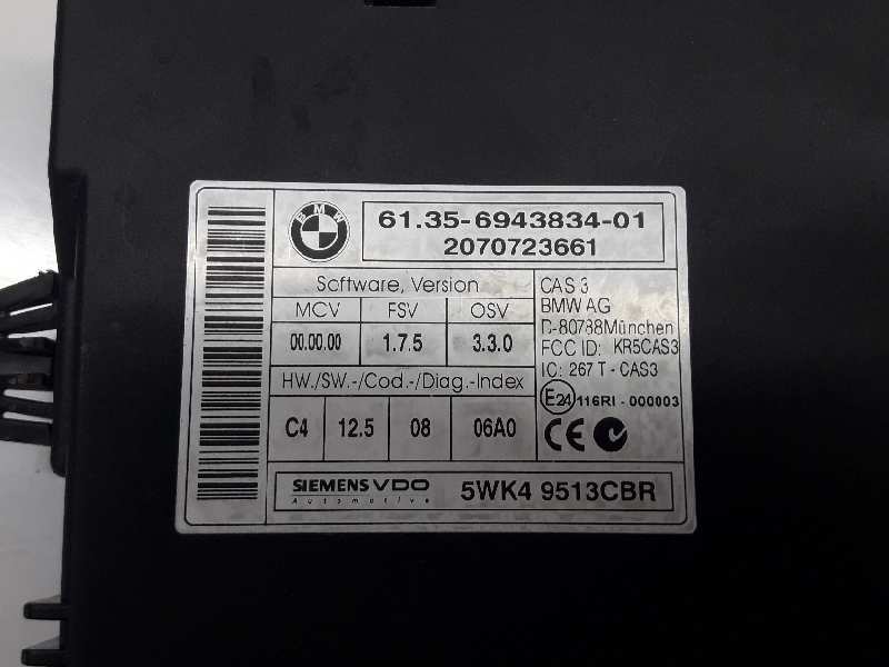 61356943834 cas control unit for BMW 3 COUPE 20 D 2006 1240668 | eBay 