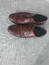 Cole Haan Brown Leather Lace Up Oxford Dress Shoes Men Size 12