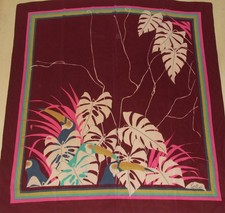 FOULARD 100% PURA SETA SILK VINTAGE DONNA BELLOTTI (631) 86cm x 86cm
