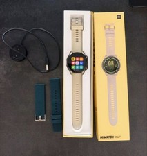 Xiaomi Mi Watch 46 mm montre connectée bracelet silicone beige + bleu