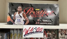 2013/14 Panini Prestige NBA Basketball Factory Scatola sigillata per hobby 2 auto!!