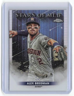 2021 Topps Chrome Stars of MLB Alex Bregman Houston Astros #SMLBC-8 - Image 1 of 2