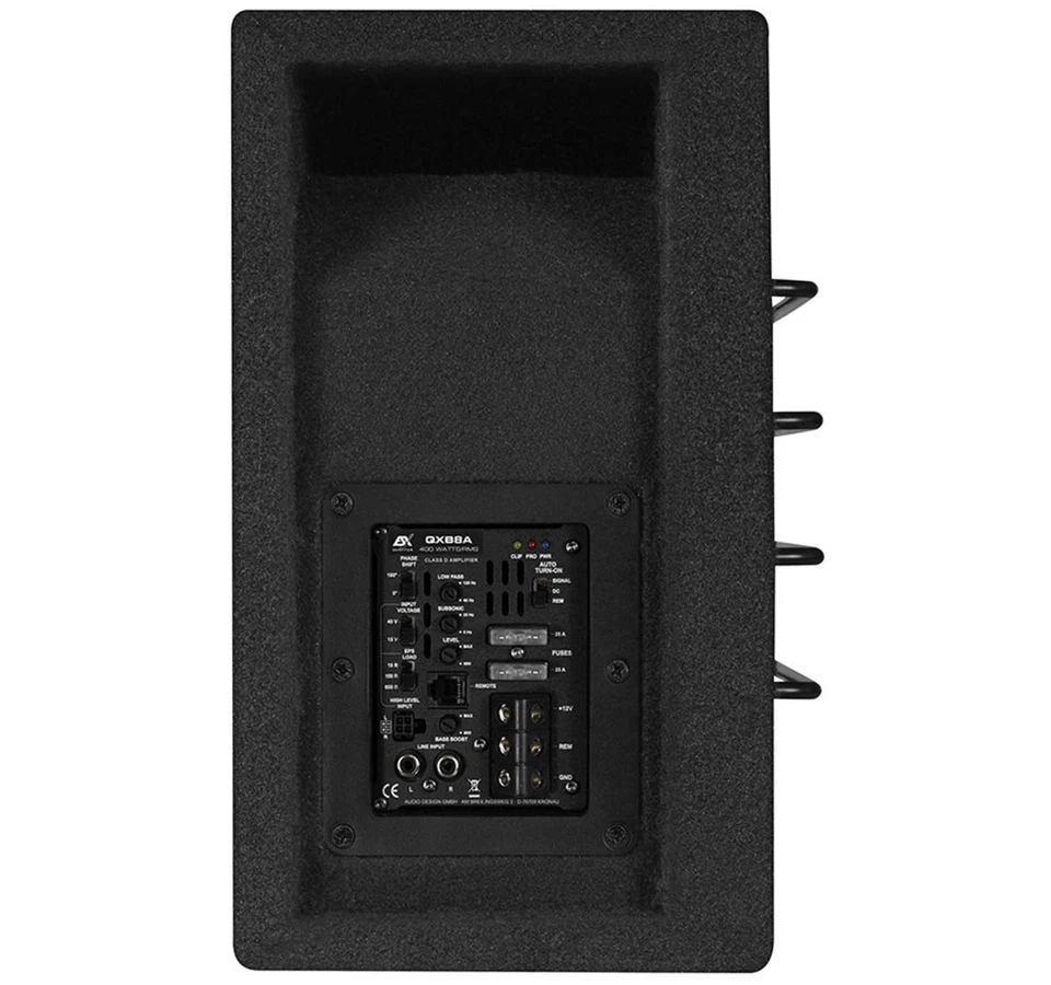 ESX Quantum QXB8A 20 cm Aktiv Subwoofer 800 Watt (RMS: 400 Watt) - Bild 4 von 4