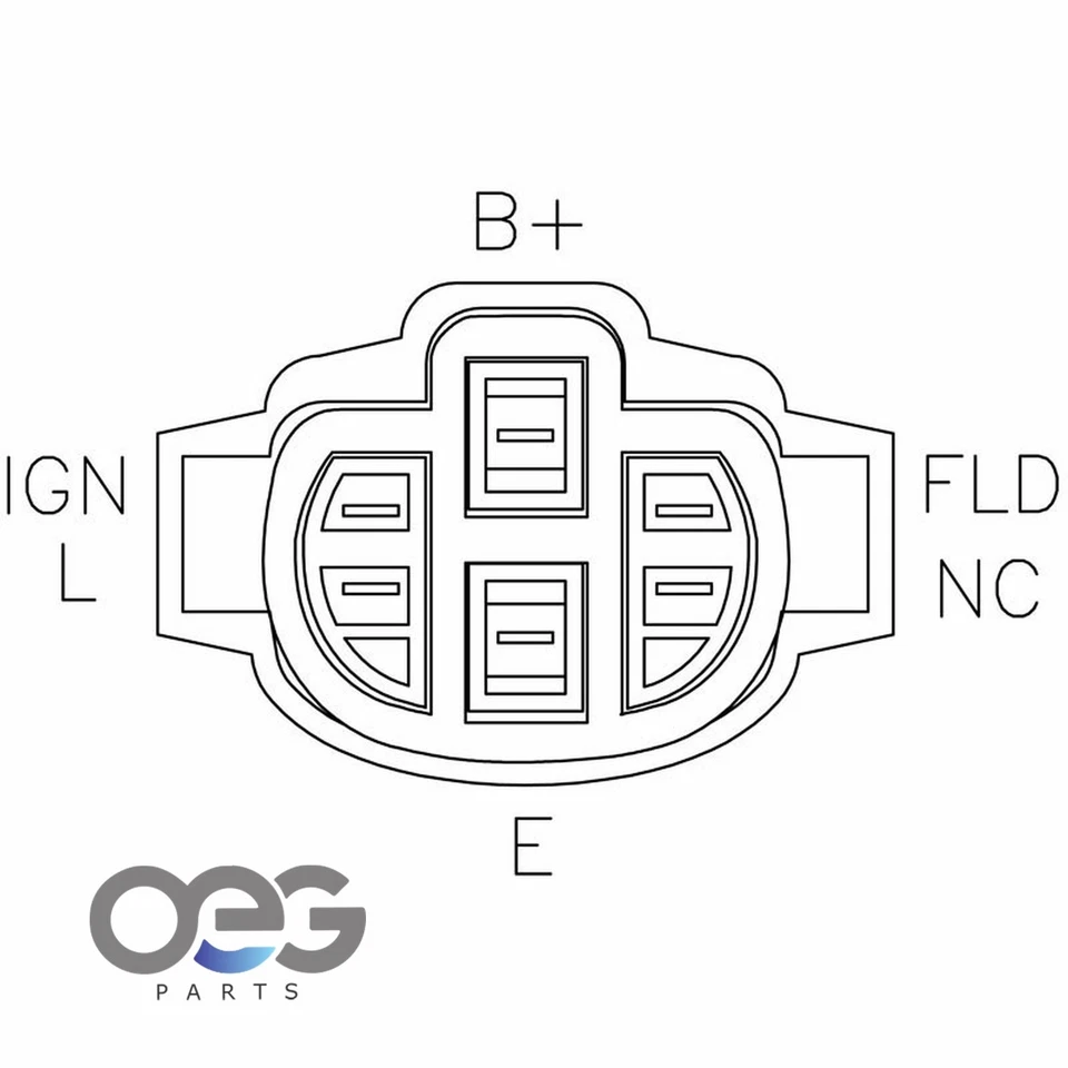 Novo regulador de tensão para Toyota Pickup L4 2.2L 79-80 27700-54020 026000-3450 - Imagem 2 de 4
