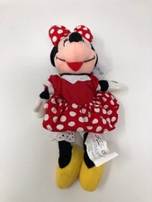 Disney Minnie Mouse Plush - Red - Mini Bean Bag - 9 Inches