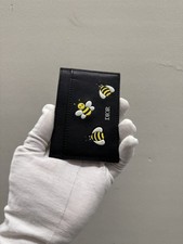 Dior X Kaws BEE Card Holder Wallet - Yellow/B...