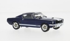 1:43 IXO CLC613N Ford Mustang Shelby GT 350 1965 Dark Blue White Diecast NEW