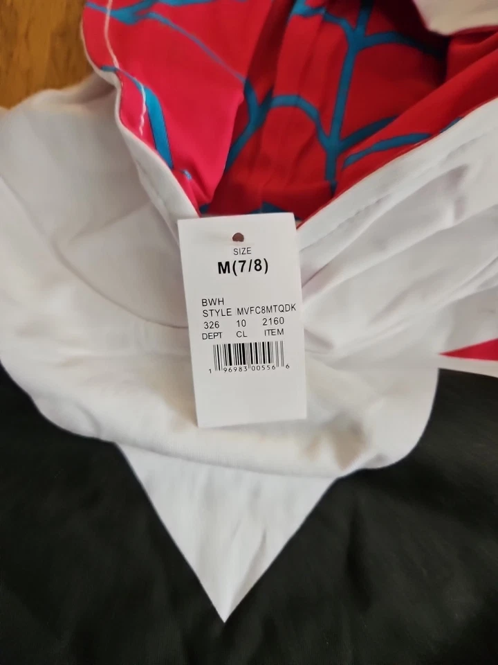 Новый с Ярлыками Marvel Spider-Gwen девочек пуловер косплей с капюшоном платье sz M (7-8) Хэллоуин - Изображение 2 из 4