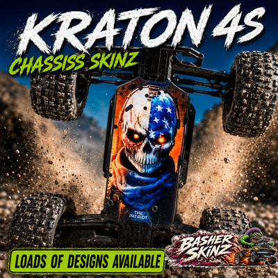 ARRMA KRATON 4S v2 RC Chassis Skin Protector - VIELE DESIGNS - robuste Skinz
