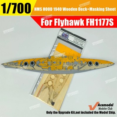1/700 HMS HOOD 1940 Wooden Deck+Masking Sheet Detail-up Part for Flyhawk FH1177S