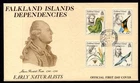 Falkland Island Dependencies - 1985 Early Naturalists First Day Cover