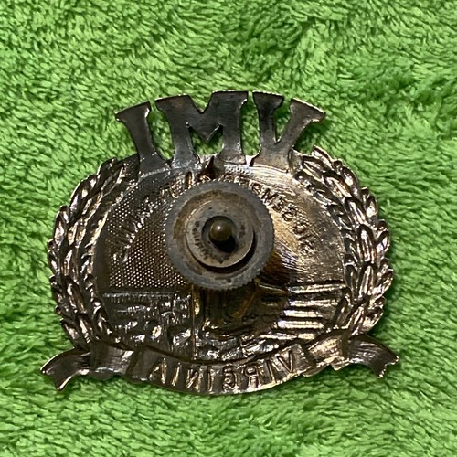 Vintage VMI ,Virginia Military Institute hat brass - Picture 2 of 6