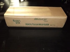 Romertopf Nature’s Oven French/Italian Bread Baker Clay 4” By 13” Reco