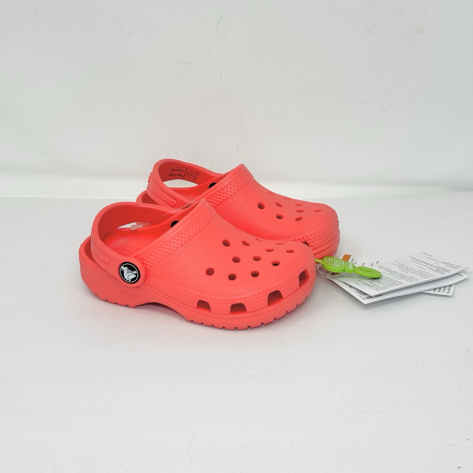 Crocs Classic Clog Kids Size C8 Neon Watermelon Unisex Child
