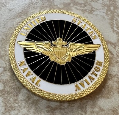 NAVAL AVIATOR WINGS PILOT TOP GUN AVIATION Challenge Coin ·FAST SHIPPING· ·NEW·